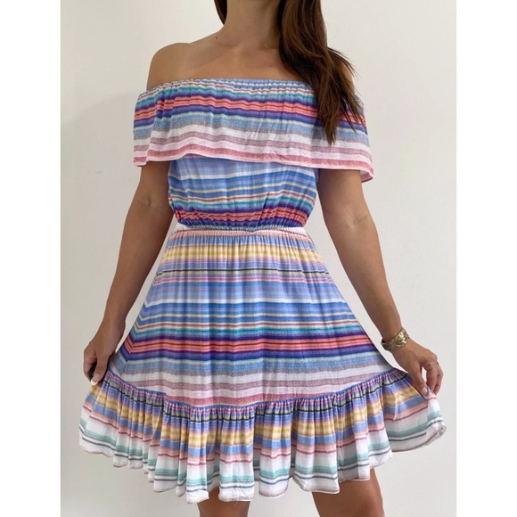 Seafolly Dresses & Skirts - SEAFOLLY  Striped Off The Shoulder Dress Size XS 8